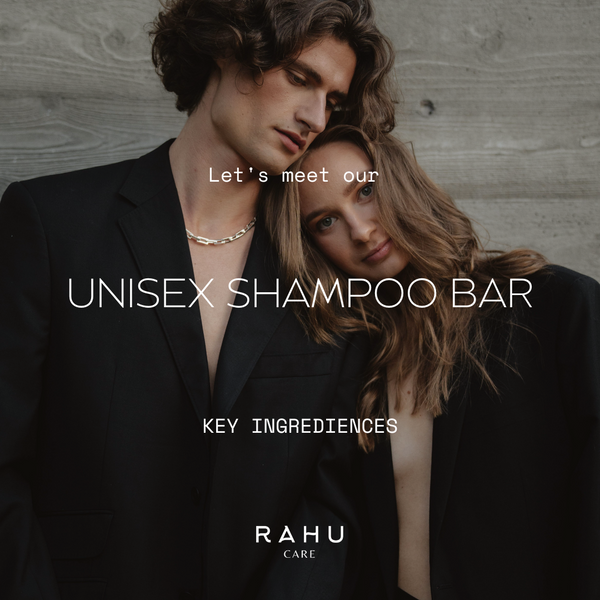 Let's meet Unisex shampoo bar ingredients - rahucare